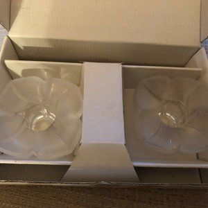 Crystal Candle Holders (inv H-7)